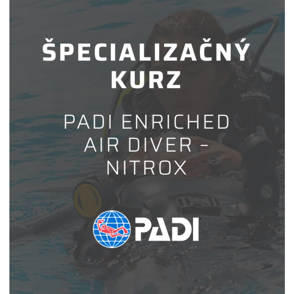 Špecializačný potápačský kurz PADI Enriched Air Diver – Nitrox